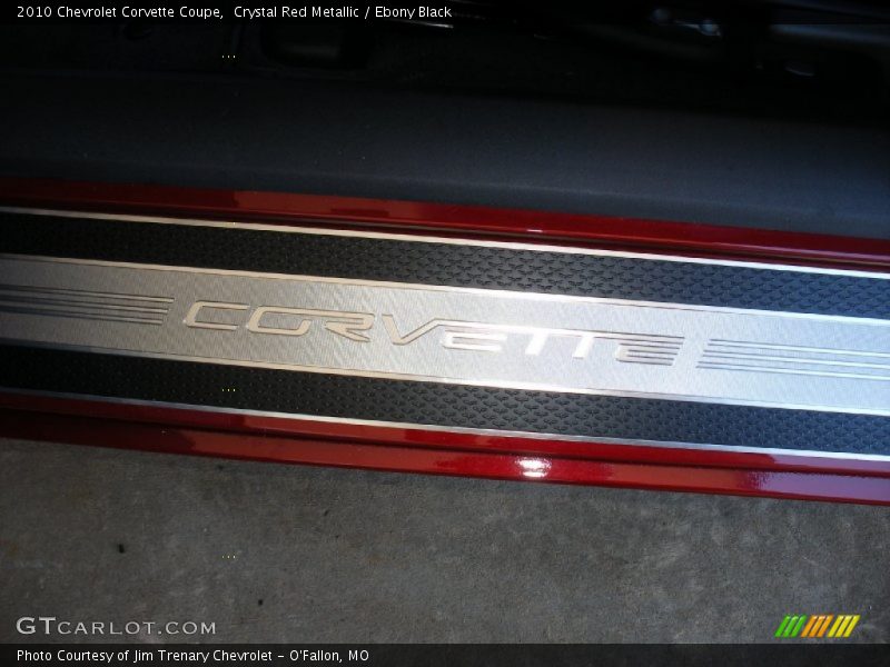 Crystal Red Metallic / Ebony Black 2010 Chevrolet Corvette Coupe