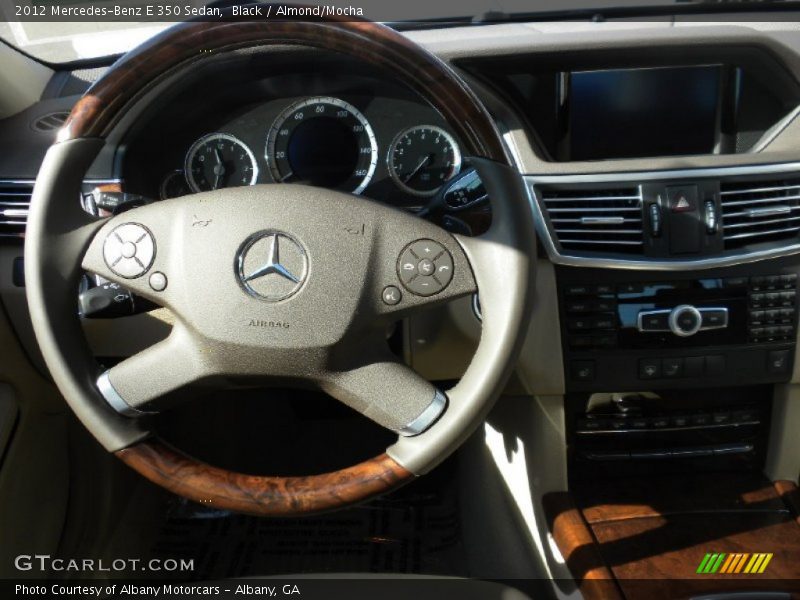 Black / Almond/Mocha 2012 Mercedes-Benz E 350 Sedan