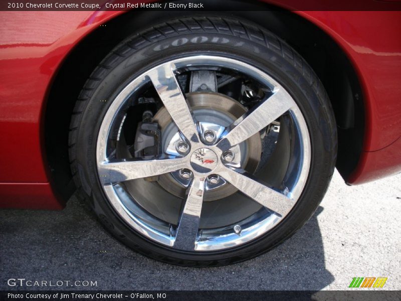 Crystal Red Metallic / Ebony Black 2010 Chevrolet Corvette Coupe