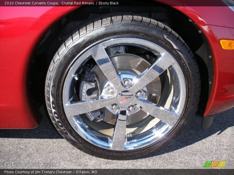 Crystal Red Metallic / Ebony Black 2010 Chevrolet Corvette Coupe