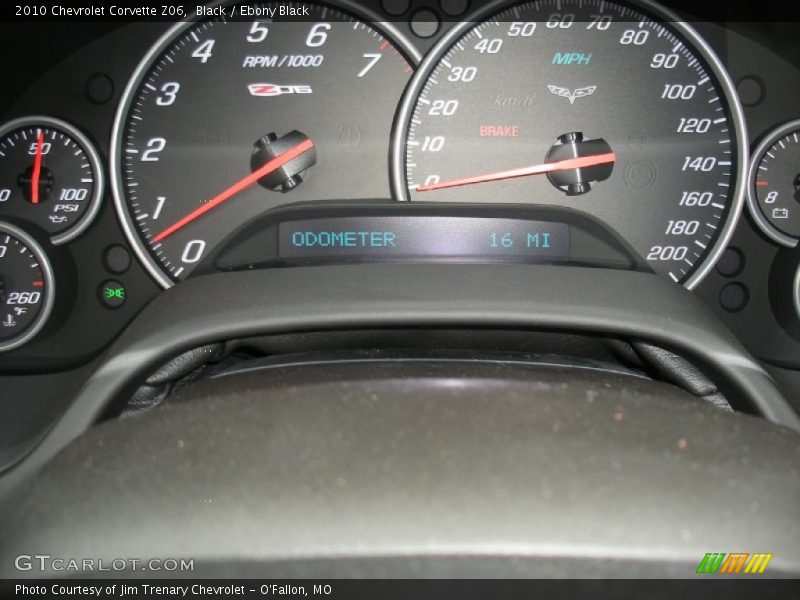  2010 Corvette Z06 Z06 Gauges