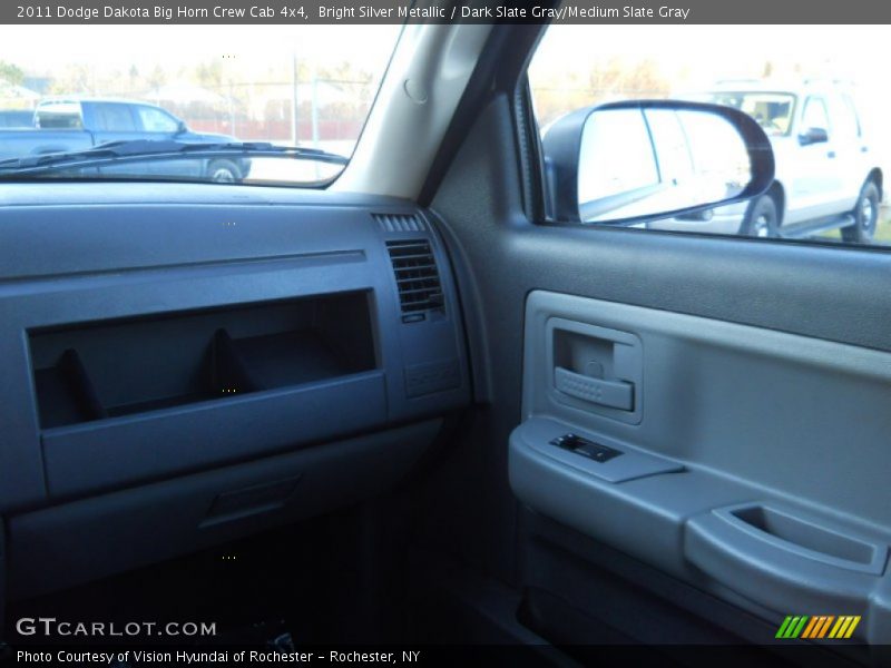 Bright Silver Metallic / Dark Slate Gray/Medium Slate Gray 2011 Dodge Dakota Big Horn Crew Cab 4x4