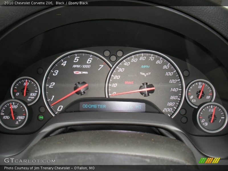 2010 Corvette Z06 Z06 Gauges
