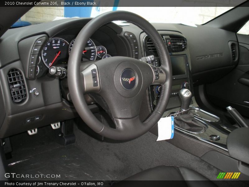 Dashboard of 2010 Corvette Z06