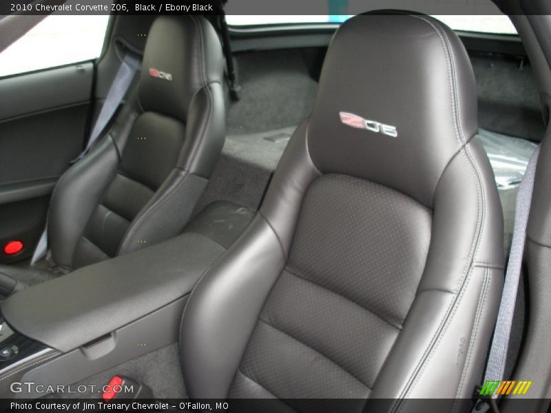  2010 Corvette Z06 Ebony Black Interior