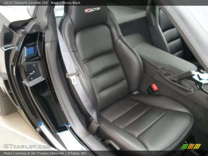  2010 Corvette Z06 Ebony Black Interior