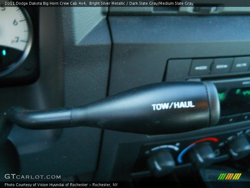 Bright Silver Metallic / Dark Slate Gray/Medium Slate Gray 2011 Dodge Dakota Big Horn Crew Cab 4x4