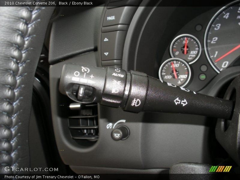 Controls of 2010 Corvette Z06
