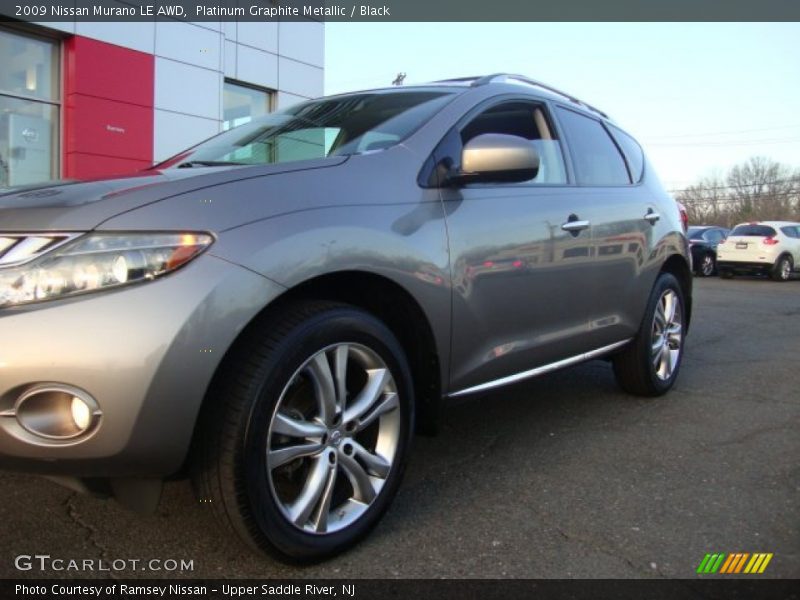 Platinum Graphite Metallic / Black 2009 Nissan Murano LE AWD