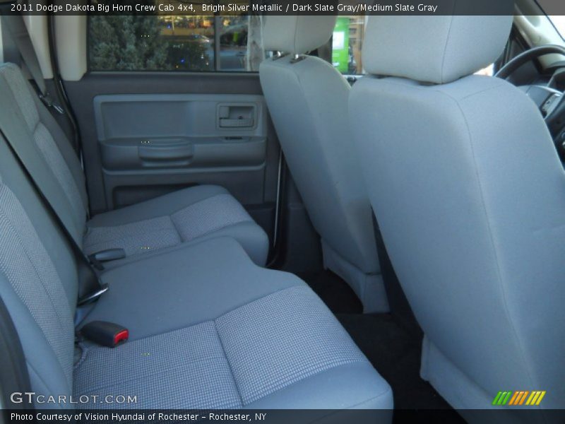 Bright Silver Metallic / Dark Slate Gray/Medium Slate Gray 2011 Dodge Dakota Big Horn Crew Cab 4x4
