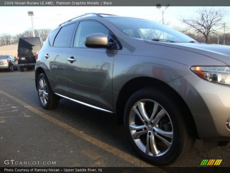 Platinum Graphite Metallic / Black 2009 Nissan Murano LE AWD