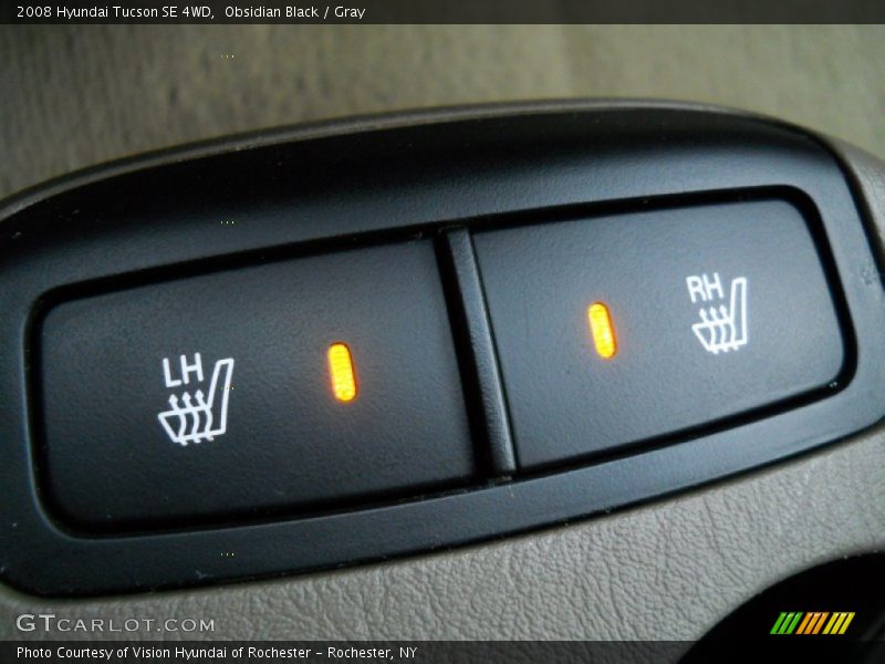 Obsidian Black / Gray 2008 Hyundai Tucson SE 4WD