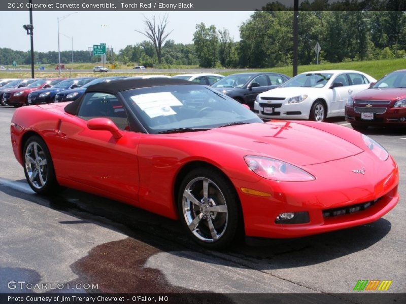 Torch Red / Ebony Black 2010 Chevrolet Corvette Convertible