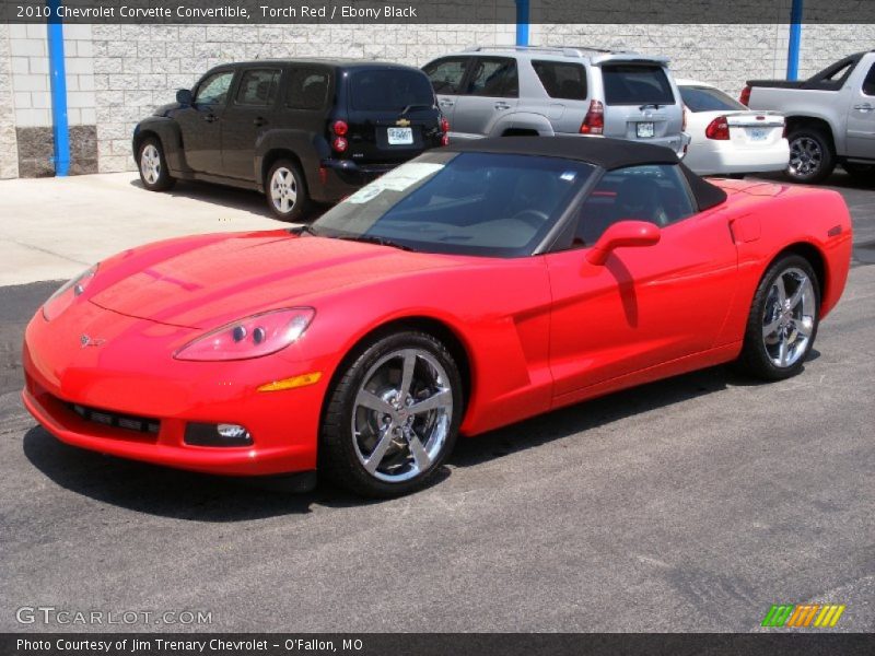 Front 3/4 View of 2010 Corvette Convertible