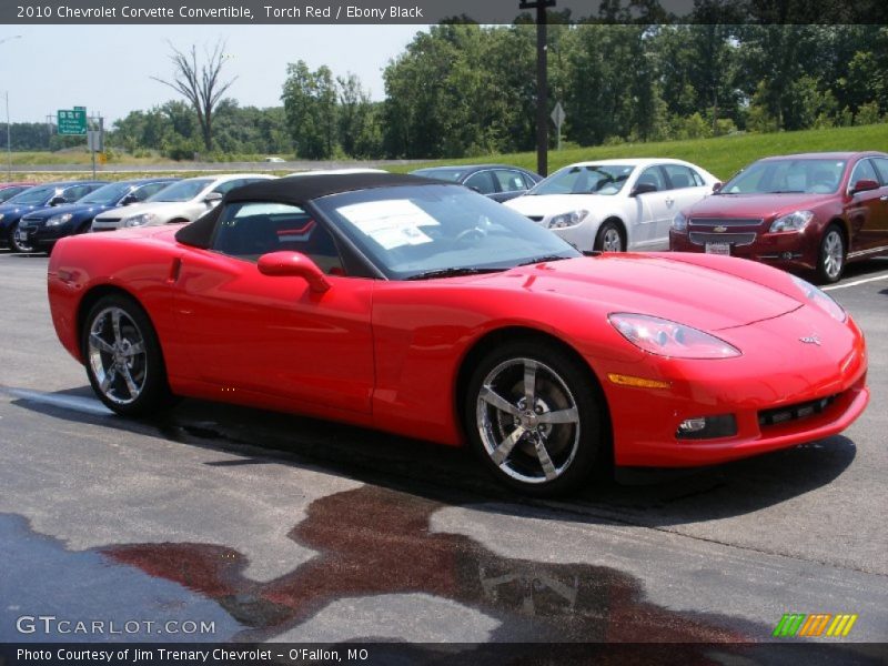 Torch Red / Ebony Black 2010 Chevrolet Corvette Convertible