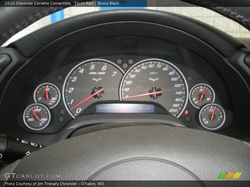 Torch Red / Ebony Black 2010 Chevrolet Corvette Convertible