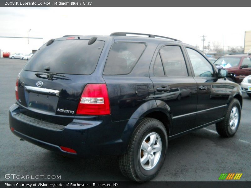 Midnight Blue / Gray 2008 Kia Sorento LX 4x4