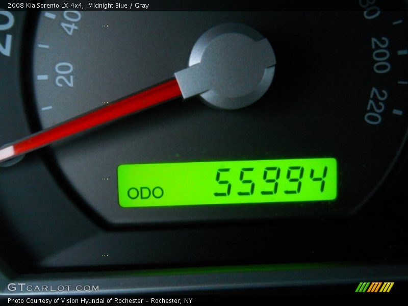 Midnight Blue / Gray 2008 Kia Sorento LX 4x4