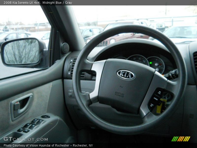 Midnight Blue / Gray 2008 Kia Sorento LX 4x4