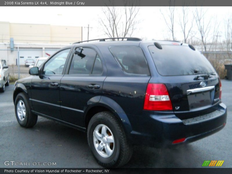 Midnight Blue / Gray 2008 Kia Sorento LX 4x4