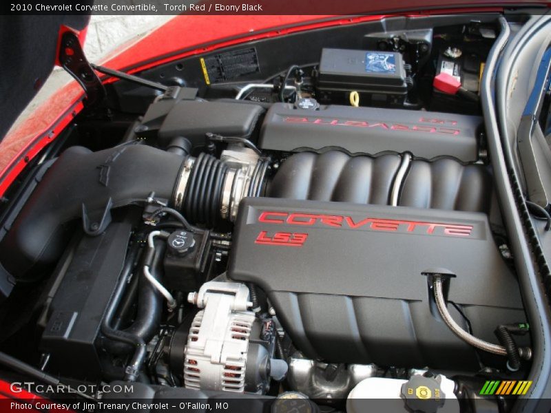  2010 Corvette Convertible Engine - 6.2 Liter OHV 16-Valve LS3 V8