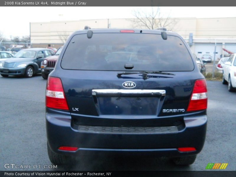 Midnight Blue / Gray 2008 Kia Sorento LX 4x4