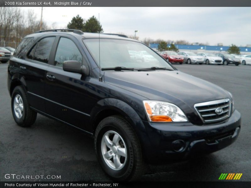 Midnight Blue / Gray 2008 Kia Sorento LX 4x4