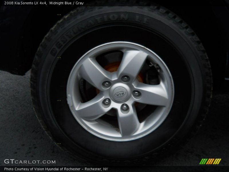 Midnight Blue / Gray 2008 Kia Sorento LX 4x4