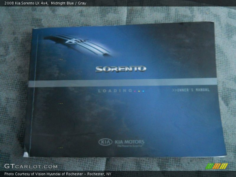 Midnight Blue / Gray 2008 Kia Sorento LX 4x4