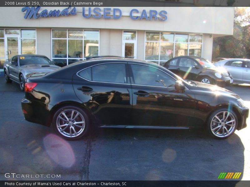 Obsidian Black / Cashmere Beige 2008 Lexus IS 250