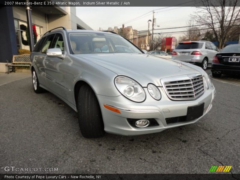 Iridium Silver Metallic / Ash 2007 Mercedes-Benz E 350 4Matic Wagon