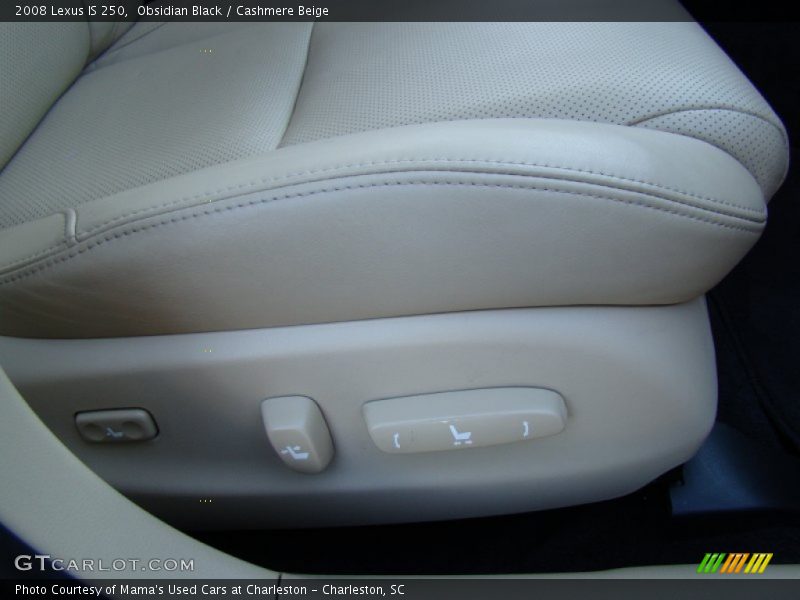 Obsidian Black / Cashmere Beige 2008 Lexus IS 250