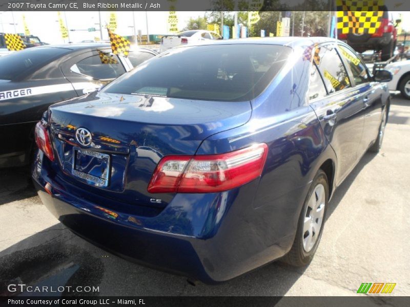 Blue Ribbon Metallic / Ash 2007 Toyota Camry CE