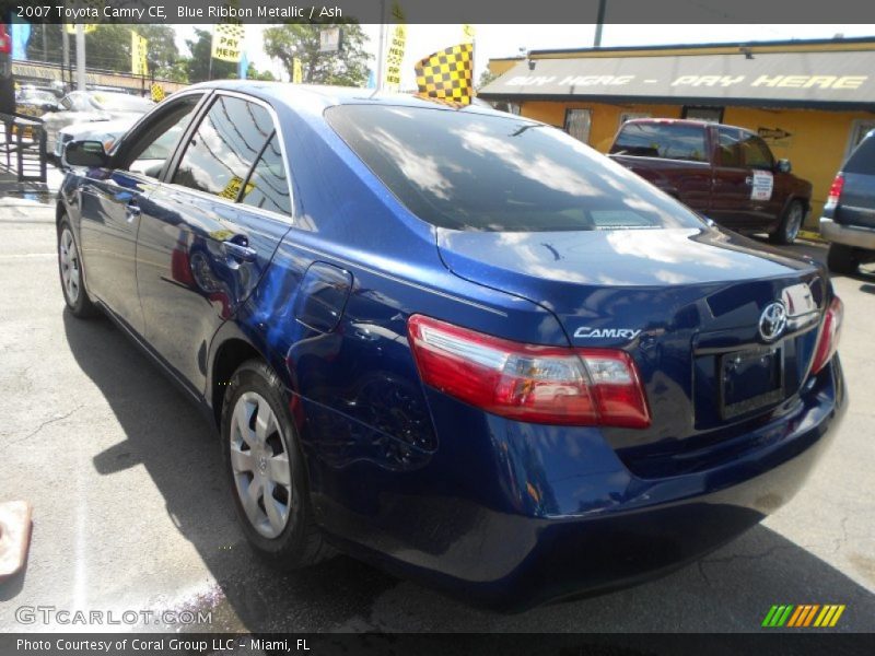 Blue Ribbon Metallic / Ash 2007 Toyota Camry CE