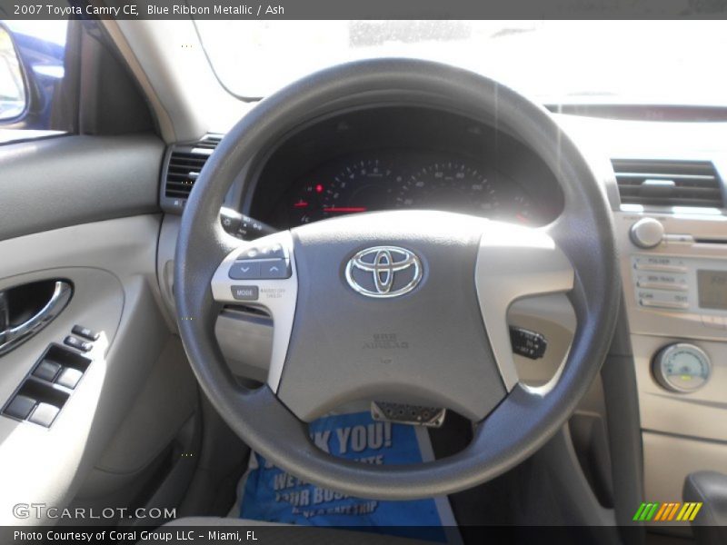 Blue Ribbon Metallic / Ash 2007 Toyota Camry CE