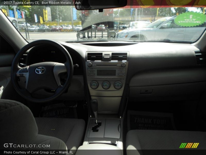 Blue Ribbon Metallic / Ash 2007 Toyota Camry CE