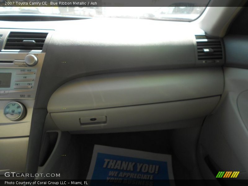 Blue Ribbon Metallic / Ash 2007 Toyota Camry CE