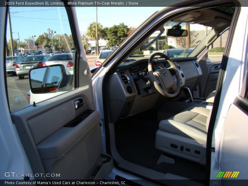 White Platinum Tri-Coat Metallic / Stone 2009 Ford Expedition EL Limited