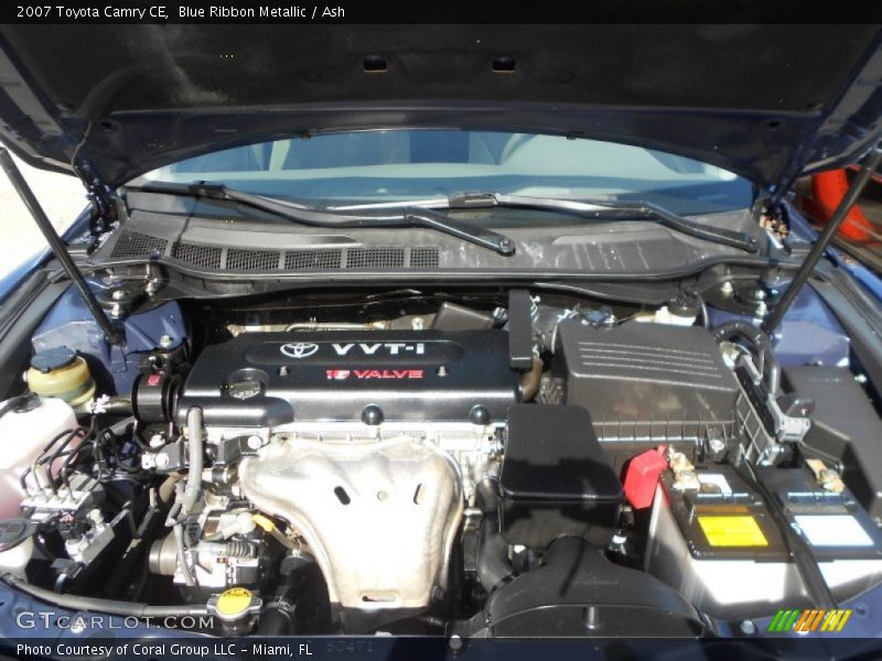 Blue Ribbon Metallic / Ash 2007 Toyota Camry CE