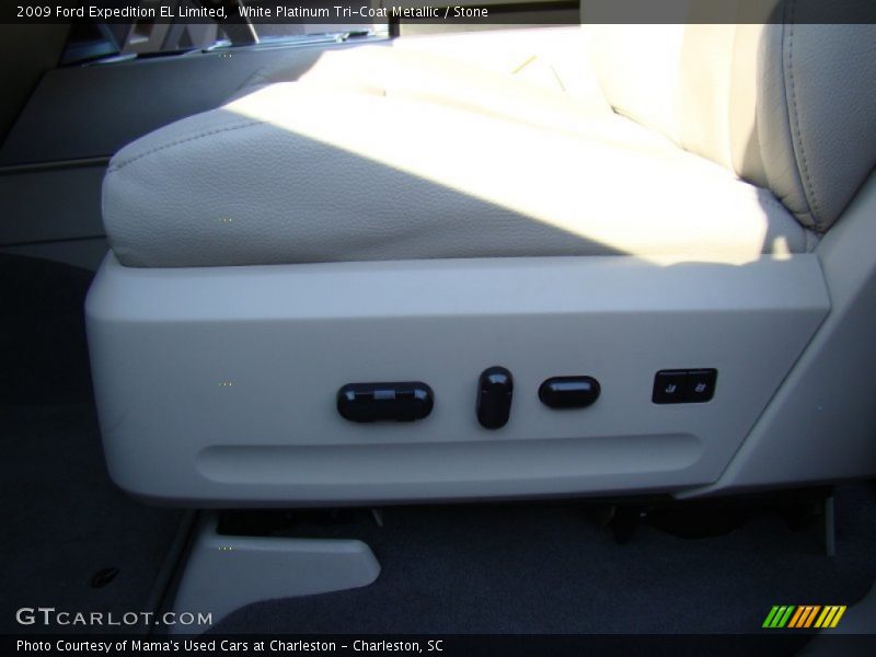 White Platinum Tri-Coat Metallic / Stone 2009 Ford Expedition EL Limited