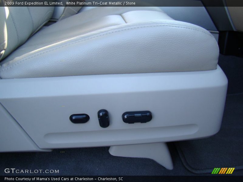 White Platinum Tri-Coat Metallic / Stone 2009 Ford Expedition EL Limited