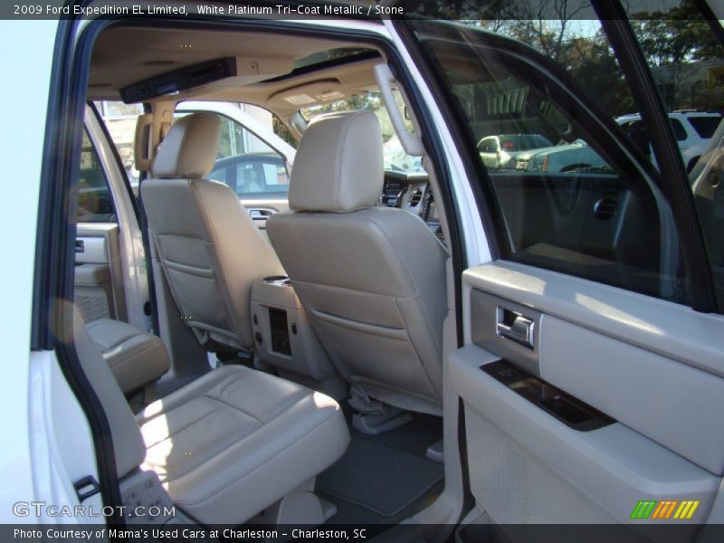 White Platinum Tri-Coat Metallic / Stone 2009 Ford Expedition EL Limited