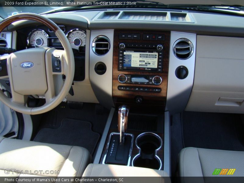 White Platinum Tri-Coat Metallic / Stone 2009 Ford Expedition EL Limited
