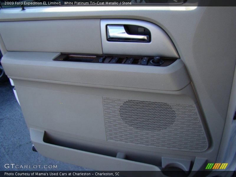 White Platinum Tri-Coat Metallic / Stone 2009 Ford Expedition EL Limited
