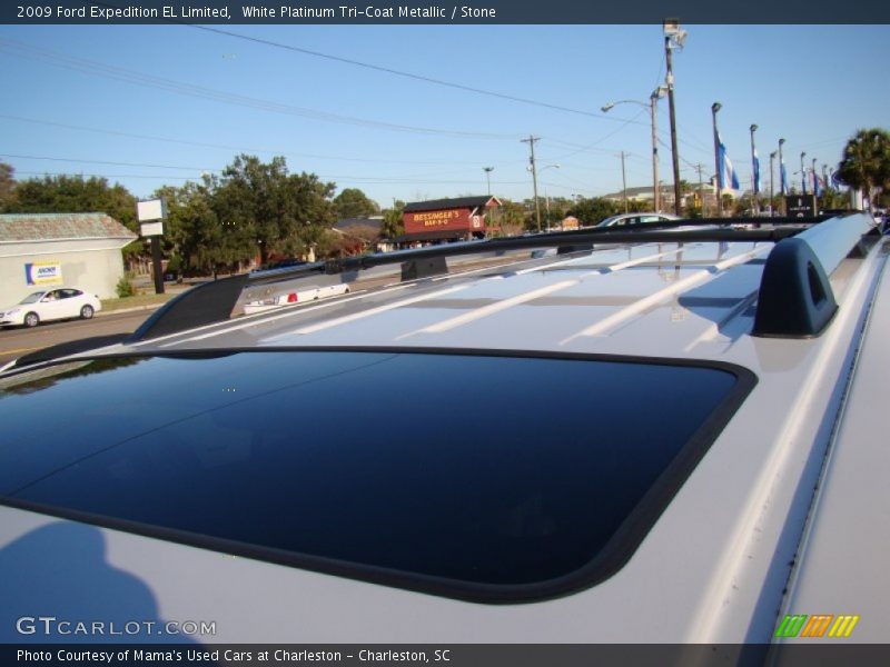 White Platinum Tri-Coat Metallic / Stone 2009 Ford Expedition EL Limited