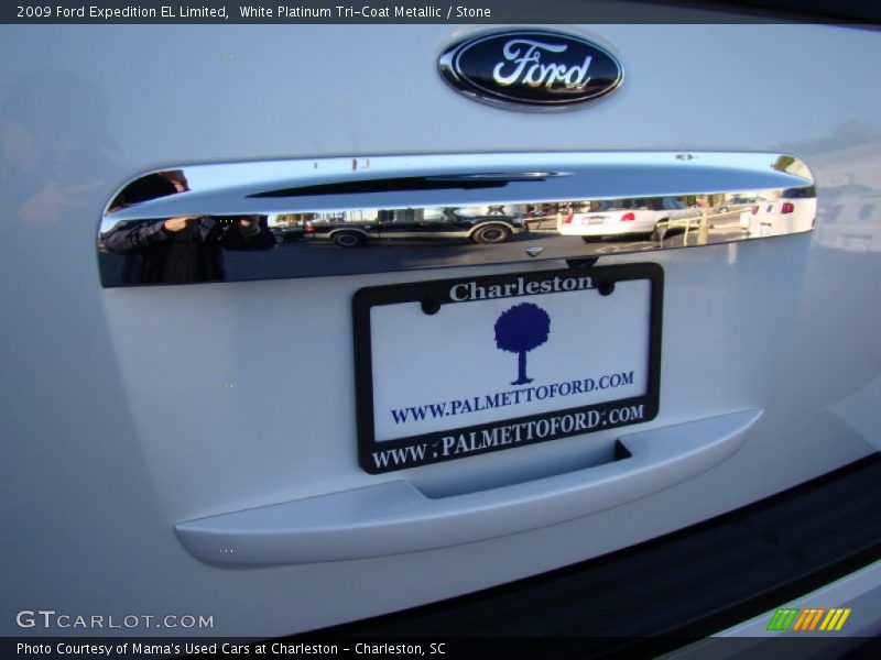 White Platinum Tri-Coat Metallic / Stone 2009 Ford Expedition EL Limited