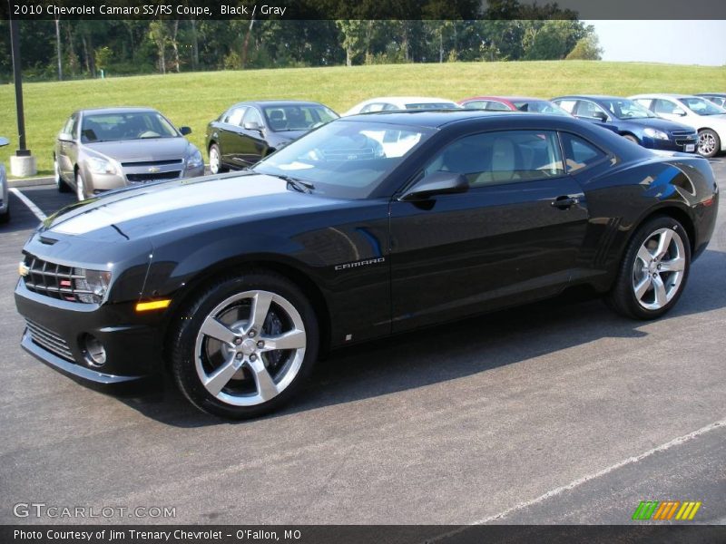 Black / Gray 2010 Chevrolet Camaro SS/RS Coupe