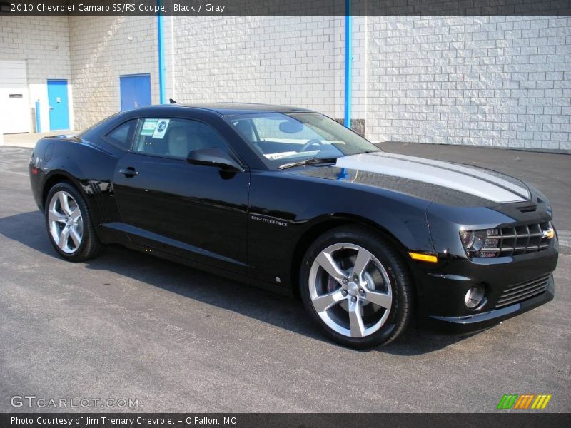 Black / Gray 2010 Chevrolet Camaro SS/RS Coupe