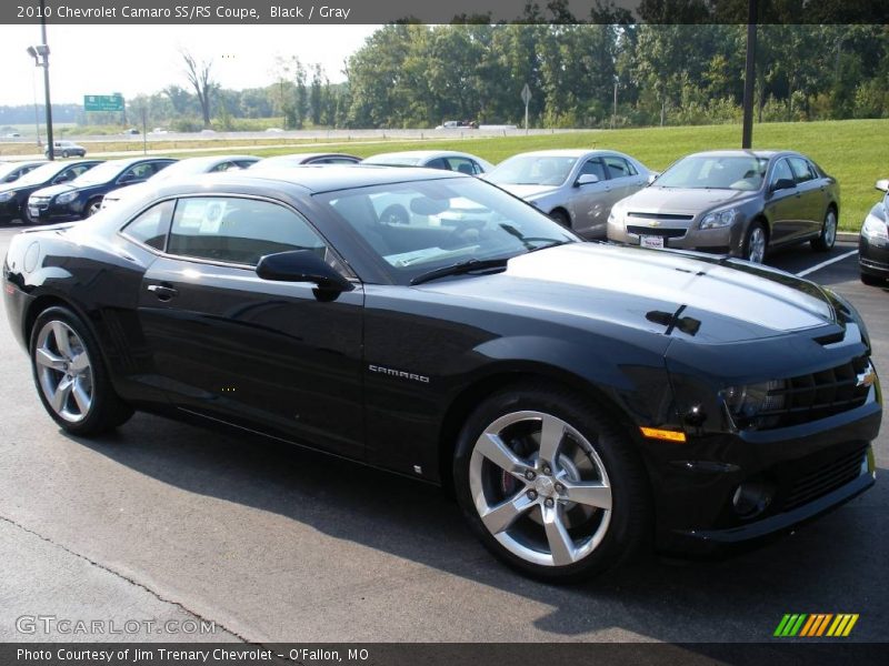 Black / Gray 2010 Chevrolet Camaro SS/RS Coupe