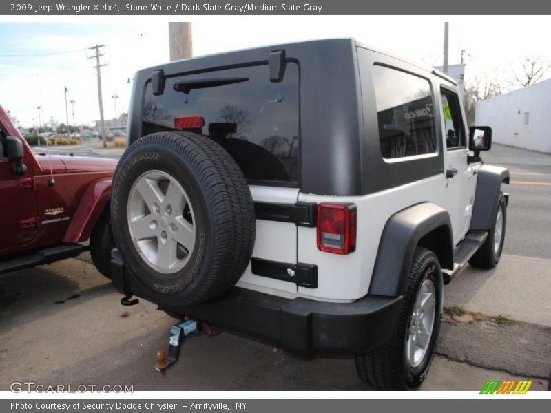 Stone White / Dark Slate Gray/Medium Slate Gray 2009 Jeep Wrangler X 4x4